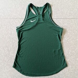 Nike Dri-FIT Tank Top Women's Small Green Racerback Athletic Shirt